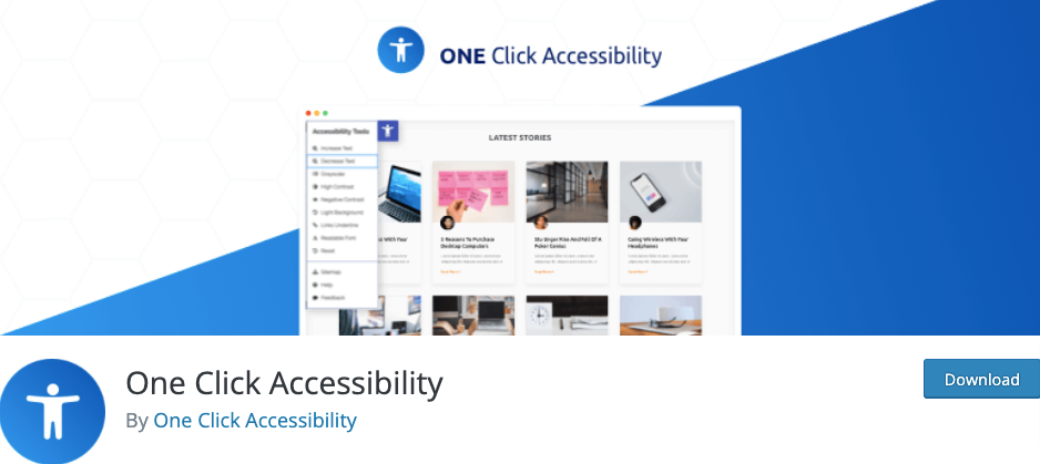 One click accessiblity 