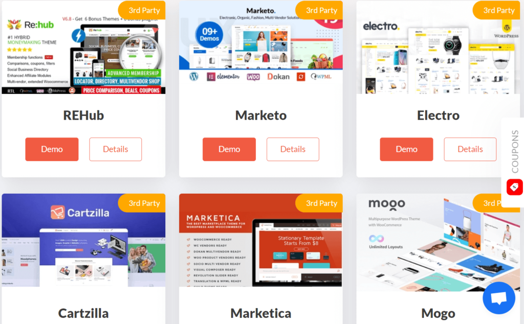 Choose from a Wide Variety of WooCommerce Compatible Themes