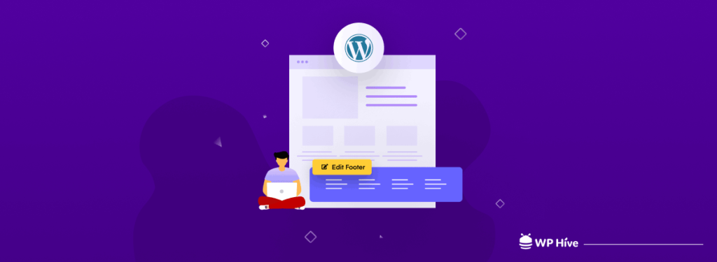 Illustration on How to Edit Footer in WordPress Website