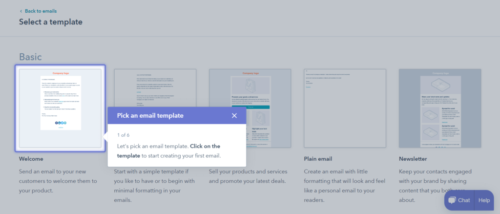 Hubspot email template