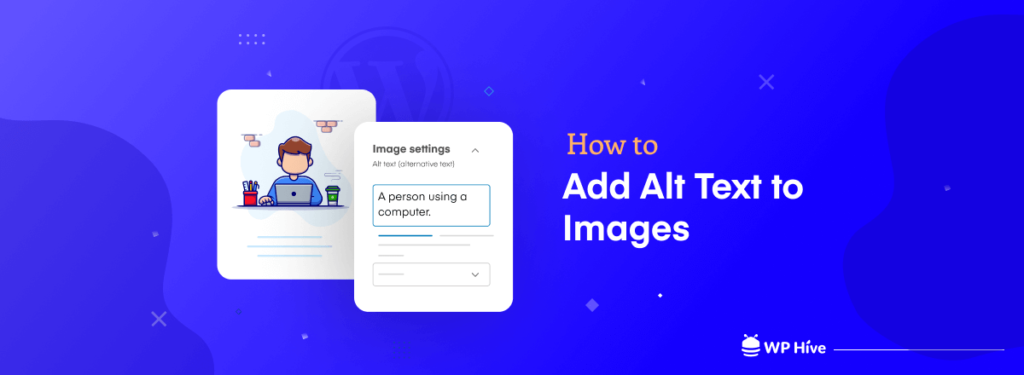 add alt text to image elementor