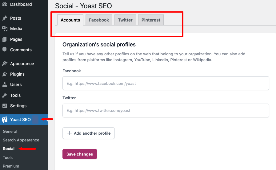 Yoast SEO Social Opengraph