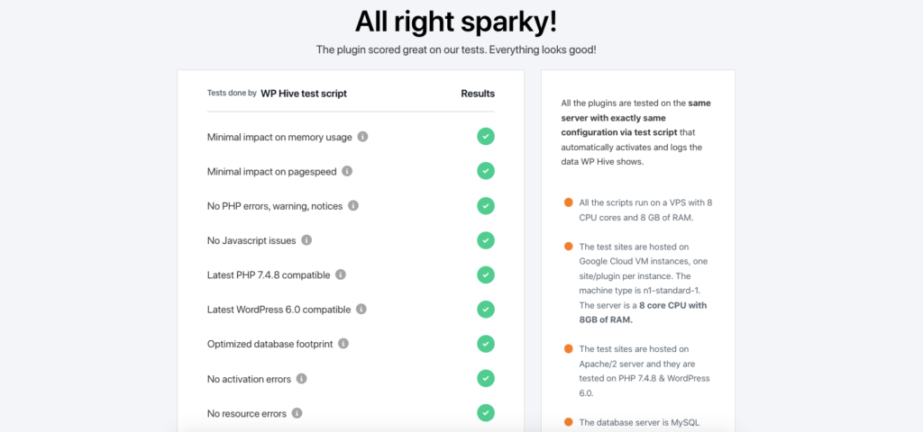 Powered Cache WP Hive Test