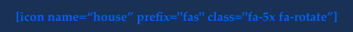 Fomt Awesome Icon Attributes