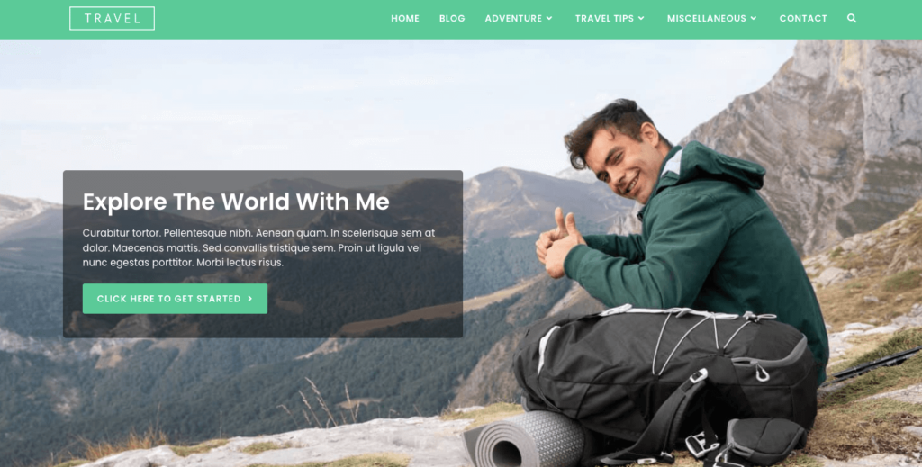 Travel OceanWP template