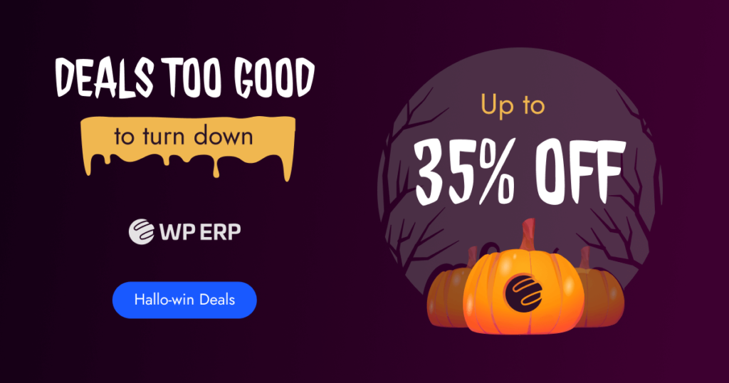 WP ERP Halloween Offer