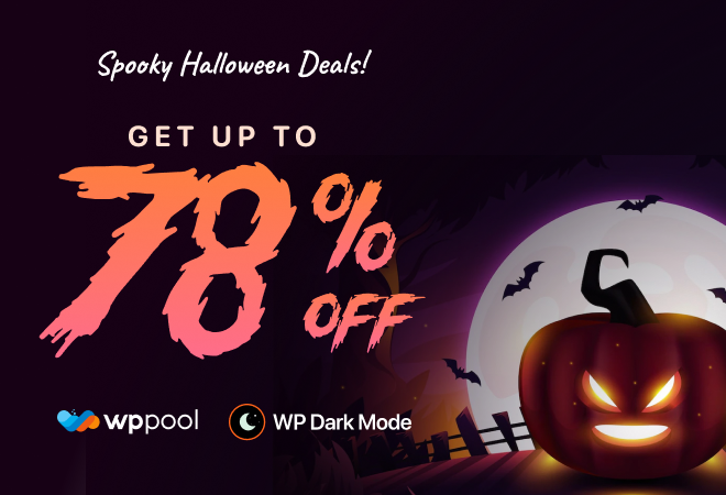 WP Dark Mode Halloween Deals