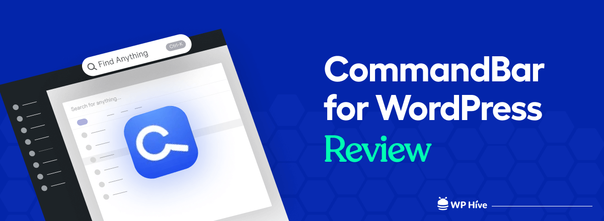 Review of CommandBar for WordPress