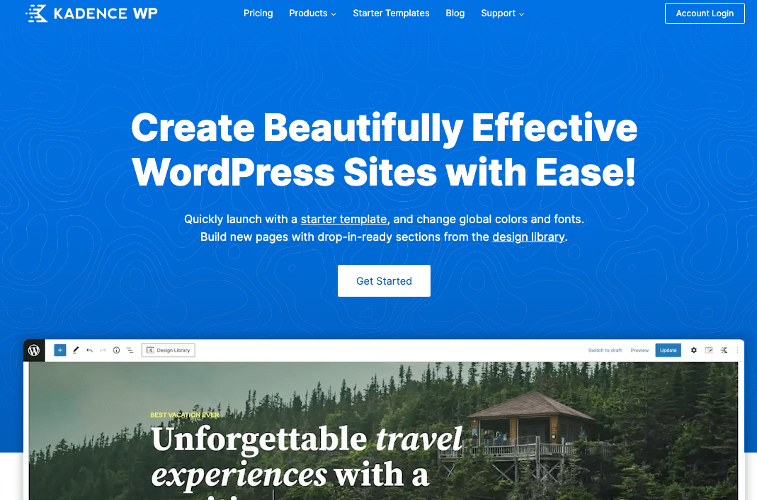 KadenceWP WordPress theme 