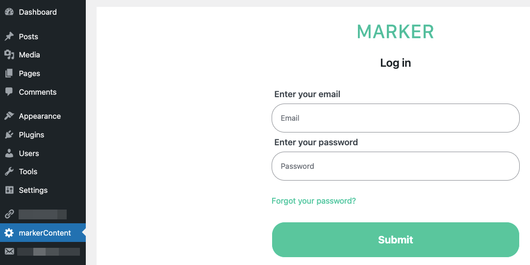 Log in to Marker Content 