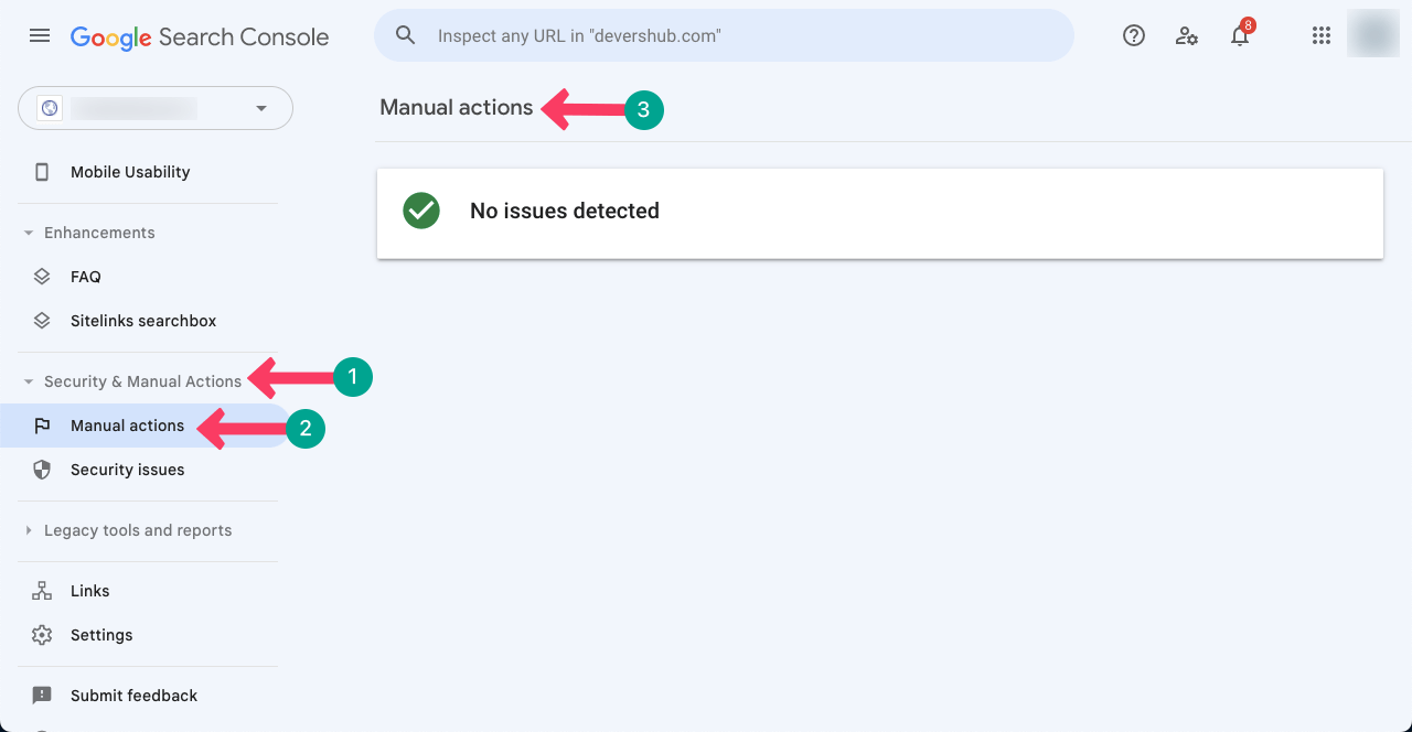 Check Manual Penalties Using Google Search Console