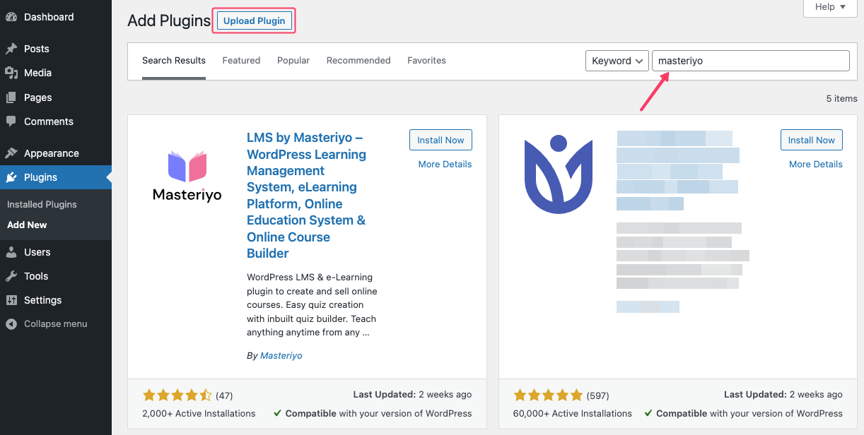 Add Masteriyo LMS to your website