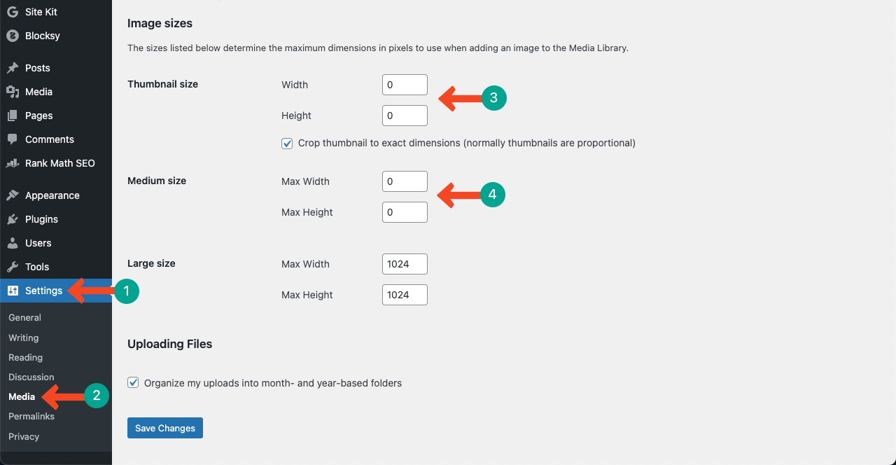 Prevent WordPress from Automatically Generating Images