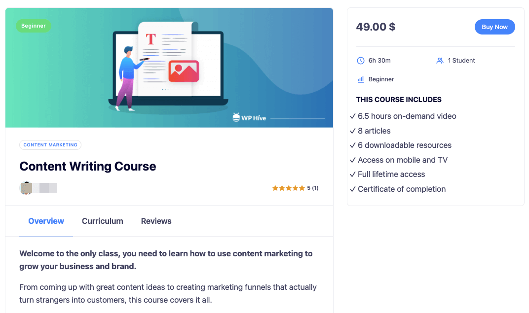 Masteriyo course preview 