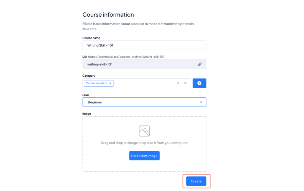 Add your new course with MasterStudy LMS