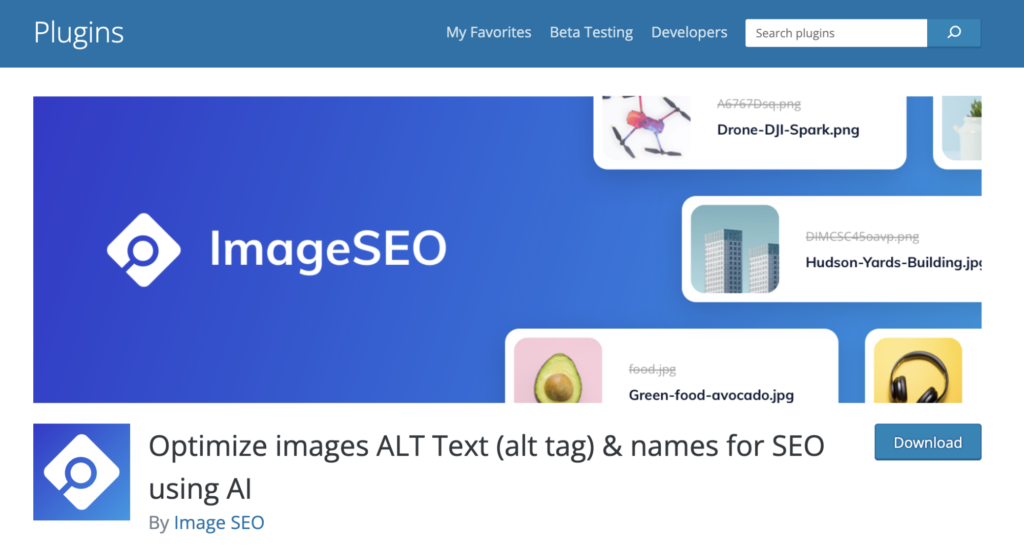 The Image SEO WordPress Plugin by Image SEO