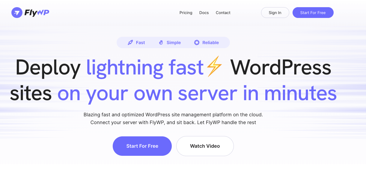 FlyWP: A Powerful Server Management System for WordPress