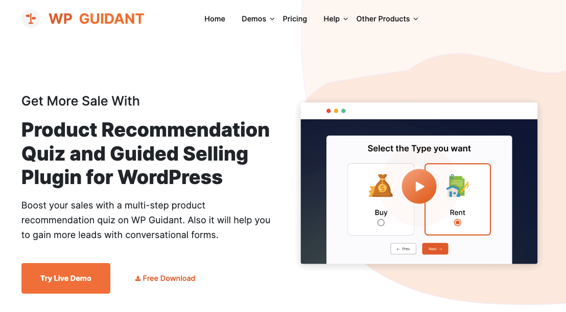 Introducing the WP Guidant - Product Recommendation Quiz Builder Plugin