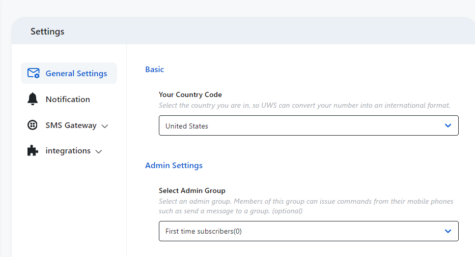 Configure the General Settings for Your Plugin