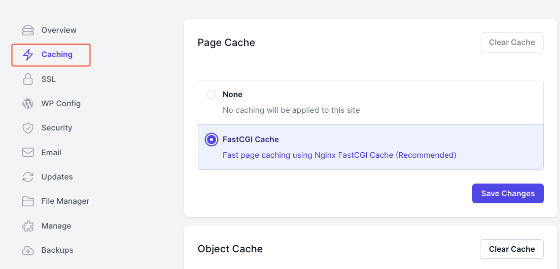 Enable caching to improve performance