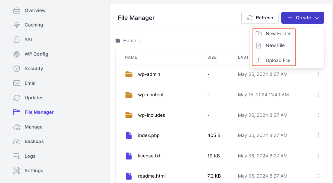 Manage files and folders seamlessly
