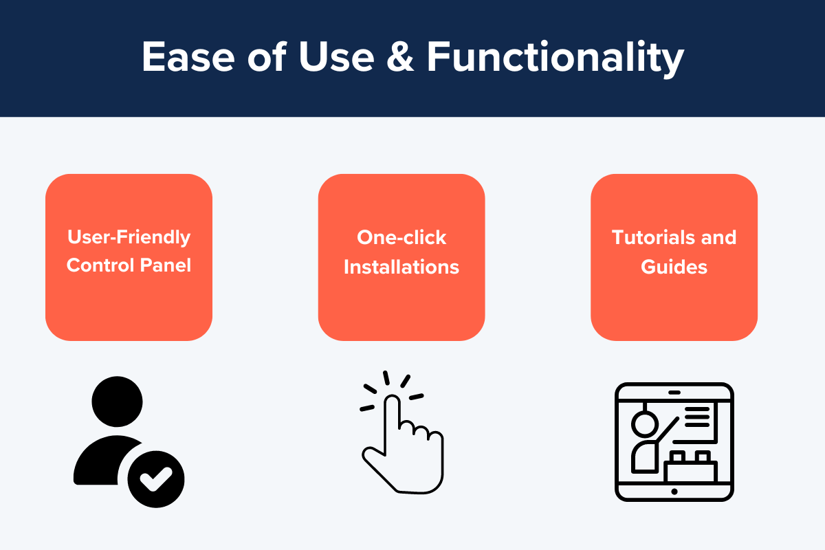ease of use and functionality