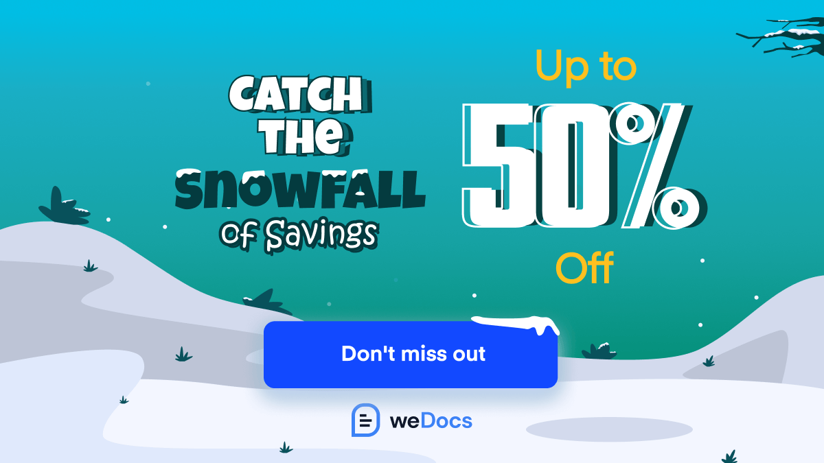 weDocs - Up to 50% Off