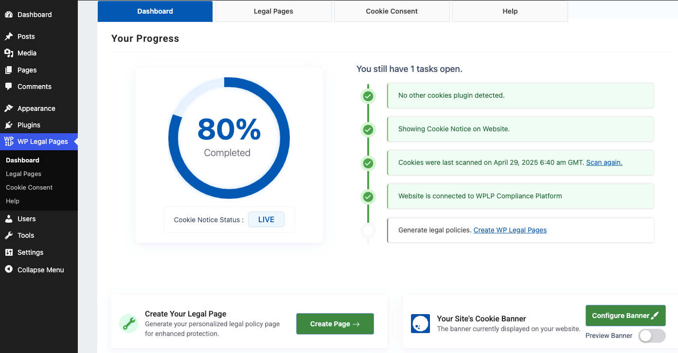 How to Set Up WPLP Compliance: A Walkthrough