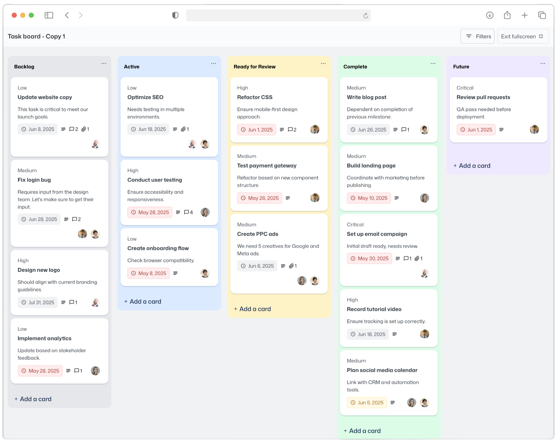 Setting up a project management Kanban board on WordPress with GravityBoard