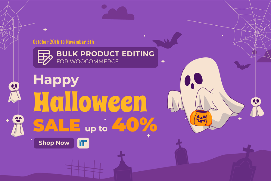 WooCommerce Products Bulk Edit – 40% Off