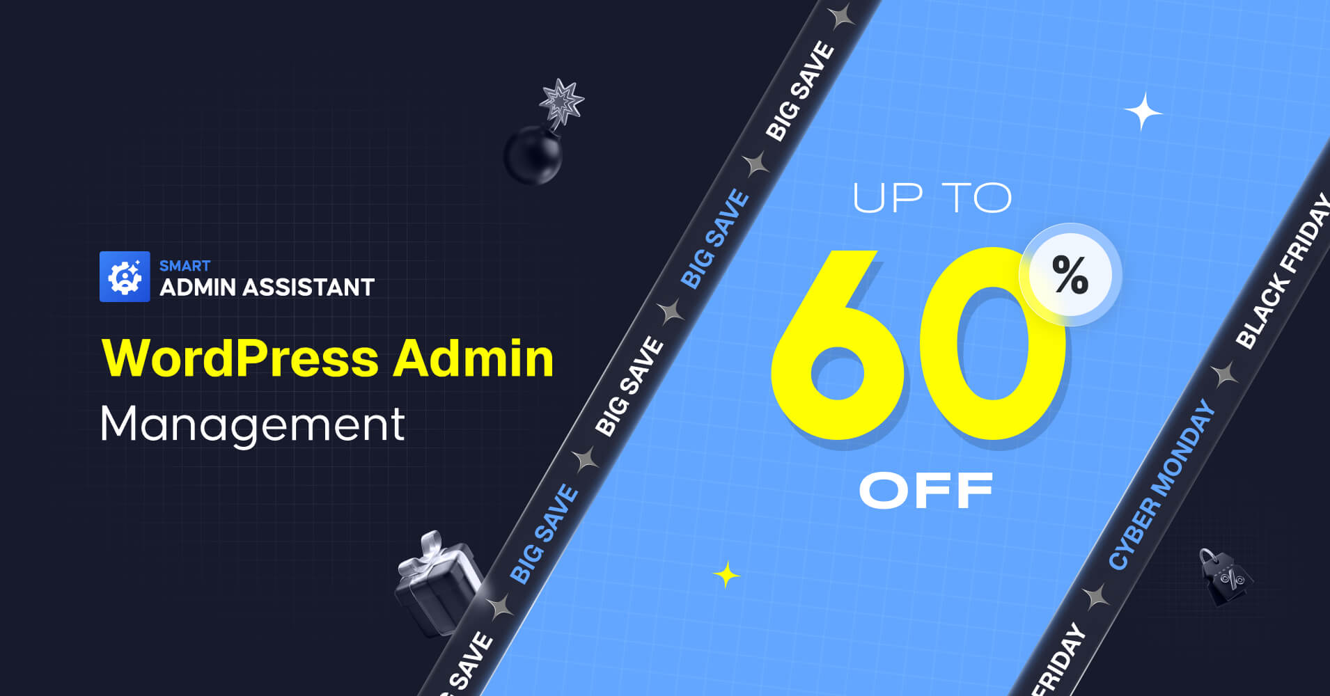Smart Admin Assistant - All-in-one WordPress Admin Management Tool