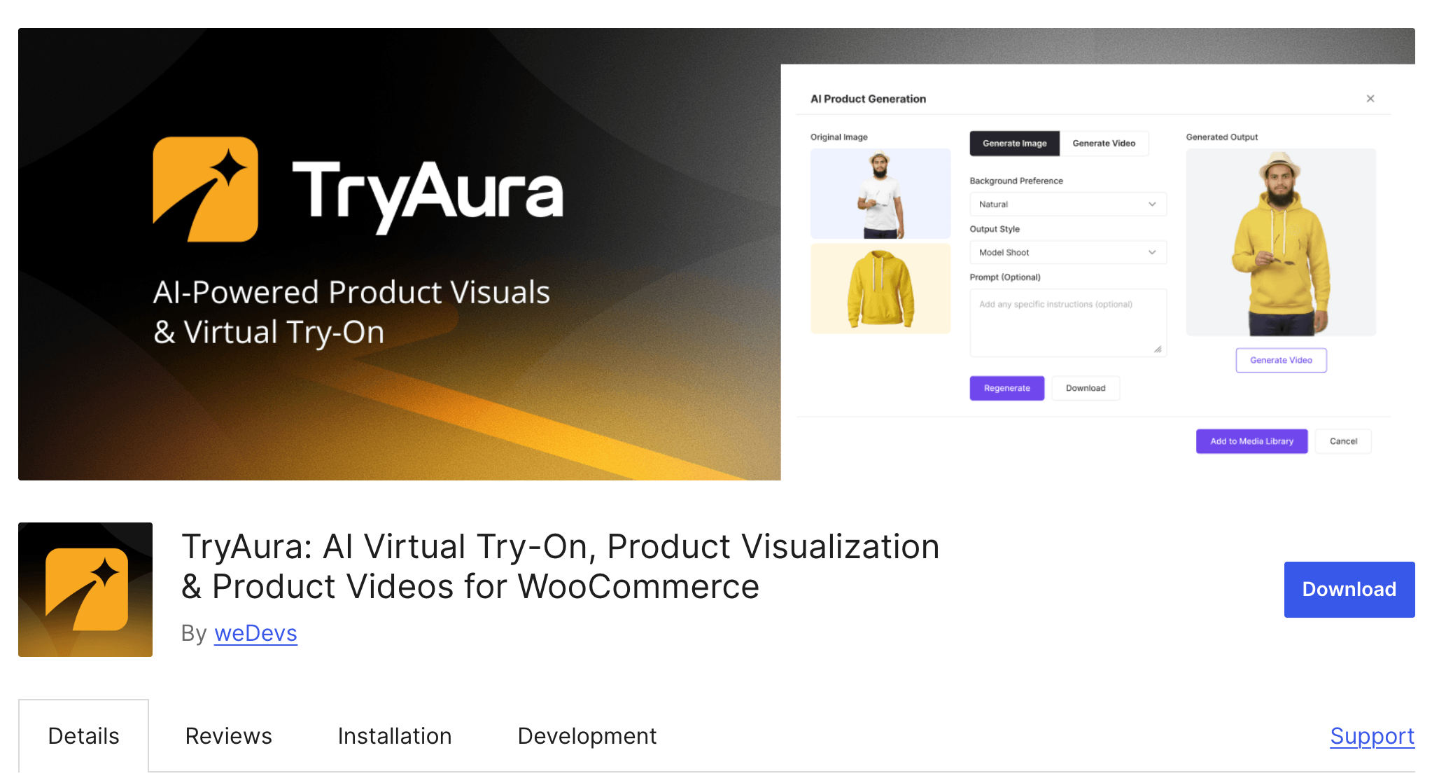 Everything About TryAura Lives Inside WordPress