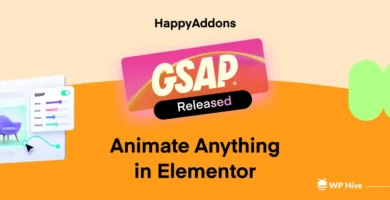 Build Cinematic Animations in Elementor with HappyAddons GSAP