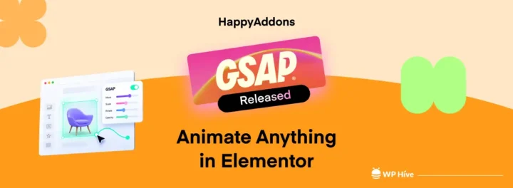 Build Cinematic Animations in Elementor with HappyAddons GSAP