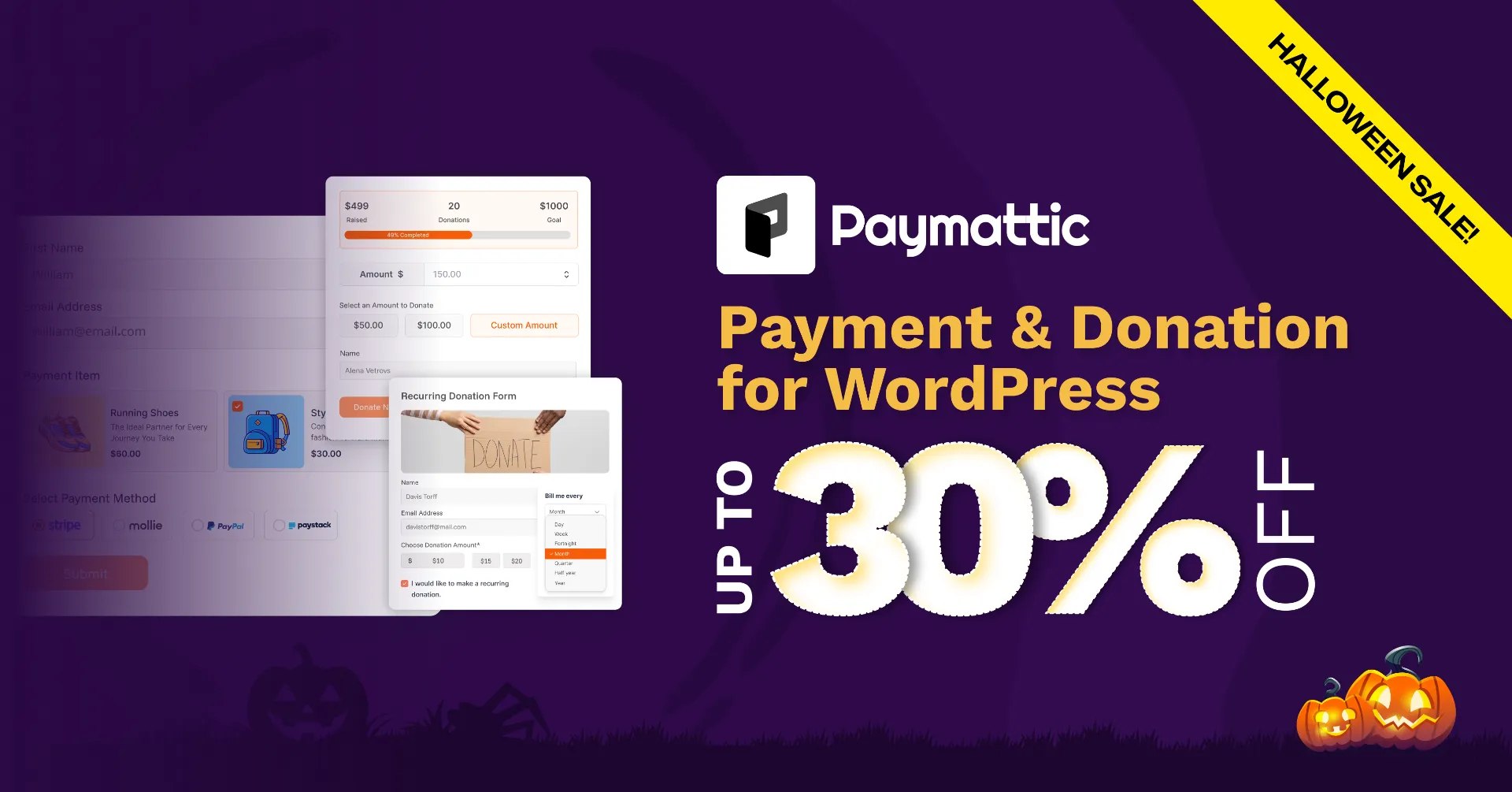 Paymattic Halloween deal banner 2026